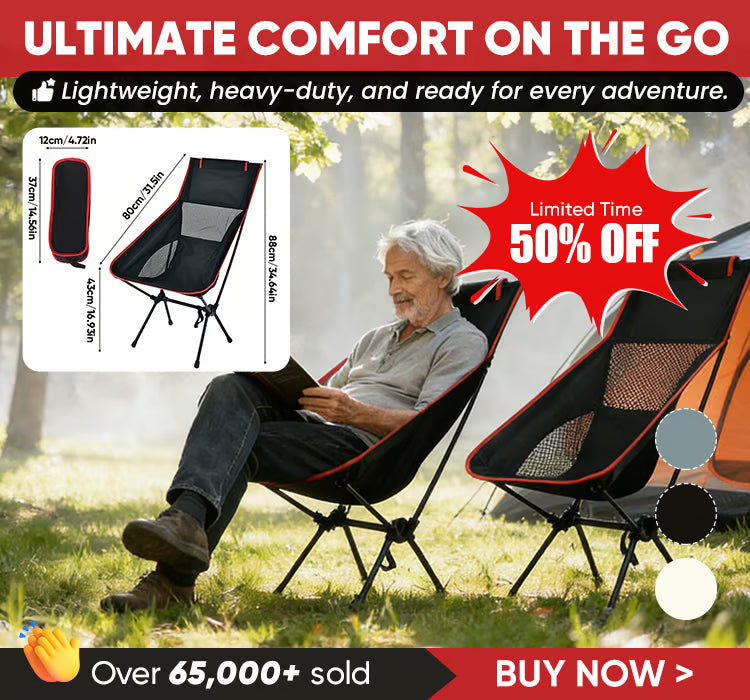 ⭐⭐🔥50% OFF LAST DAY-Portable Outdoor Folding Chair