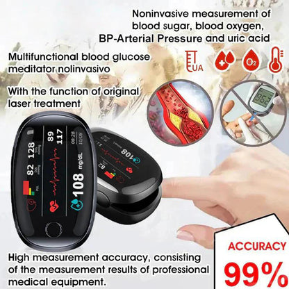 🔥Final 2 Hours : Only Limited Stock Left🏆GluGent™ Non-Invasive Blood Glucose Meter 99.9% Accuracy （Mayo Clinic Recommended）
