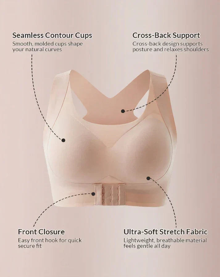 Last Day! Up to 30% Off. Self-care starts with what’s underneath. Shop our Wireless Front-Closure Bra!