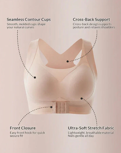 Last Day! Up to 30% Off. Self-care starts with what’s underneath. Shop our Wireless Front-Closure Bra!