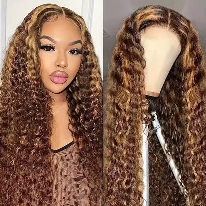 Glueless Water Wave Wig – Fluffy & Natural Volume