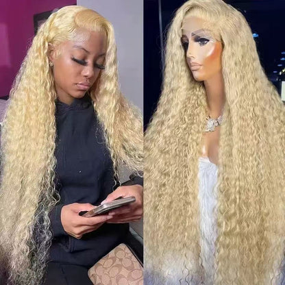 Glueless Water Wave Wig – Fluffy & Natural Volume