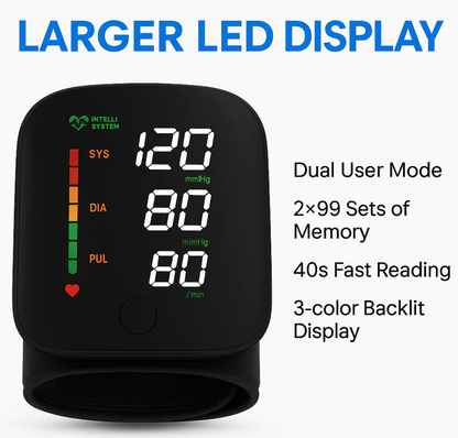 👨‍⚕️Doctor-Recommended Smart Wrist Monitor | Accurate & Easy-to-Use