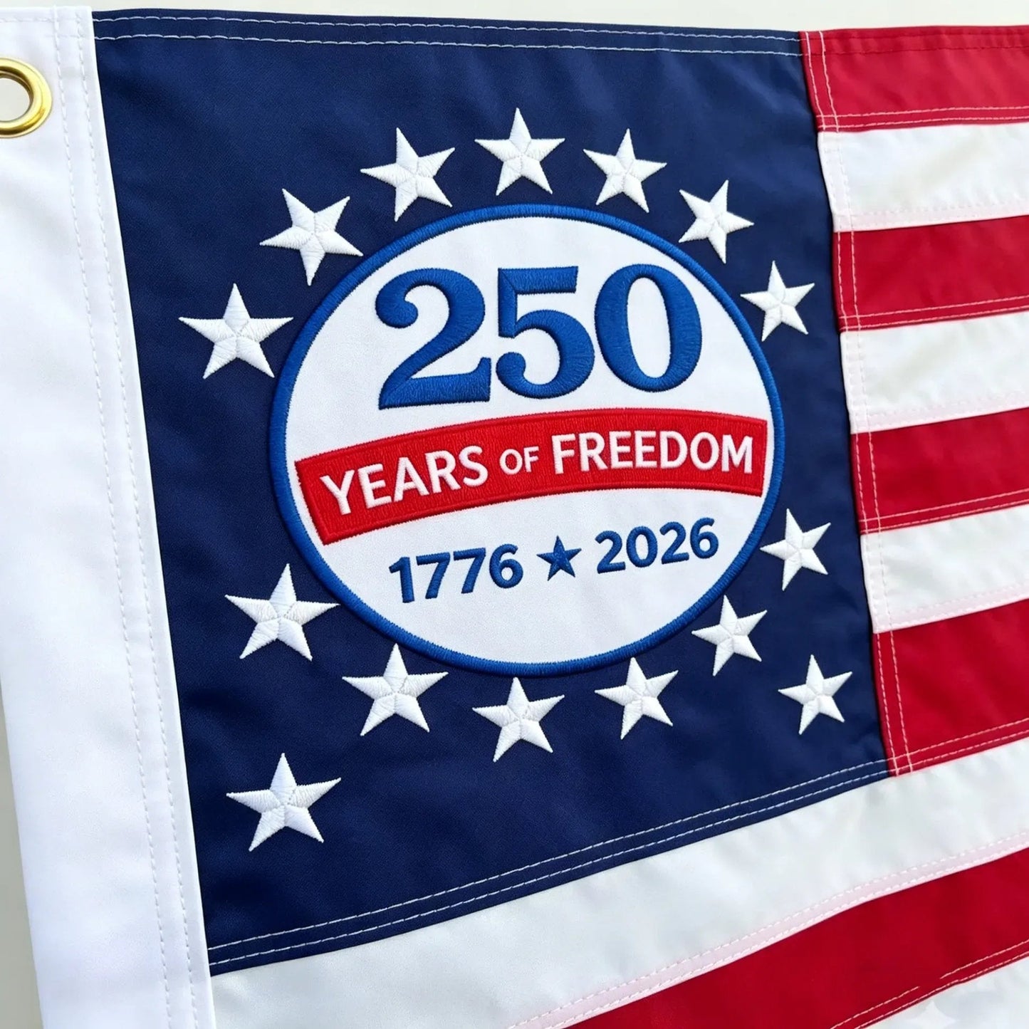 🎉250th Anniversary USA Commemorative Flag (3x5 Ft),Double-Sided Embroidered