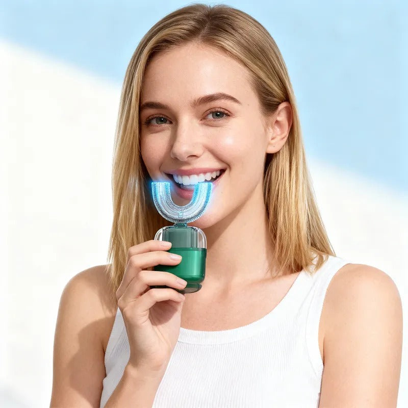 Ultrasonic Adult Electric Toothbrush，Sonic Toothbrush 360° Oral Cleaning Wireless Charging