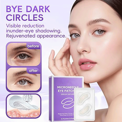 👁️ WAKE UP LOOKING YEARS YOUNGER Hyaluronic Acid Microneedle Eye Mask