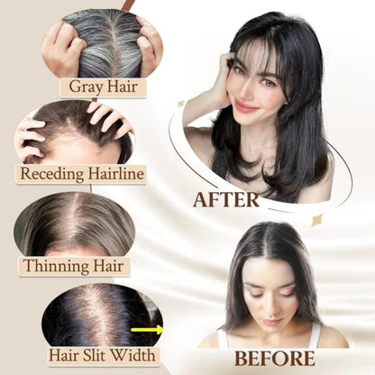 💥Limited Time Big Sale 50% OFF💥 Natural Hair Toppers with Bangs for Women
